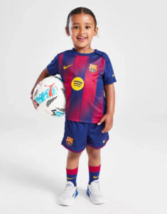 2025-26 FC Barcelona Home Kids Football football jersey | AZKitLocker