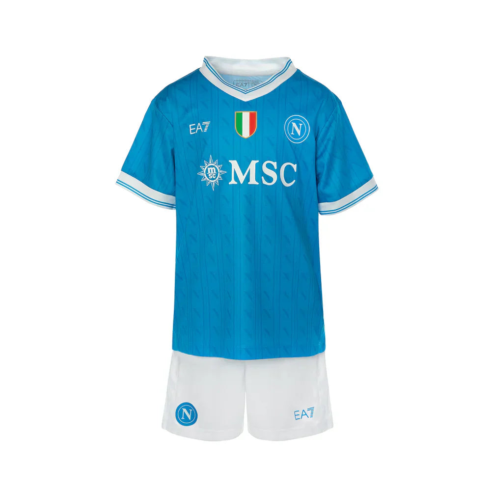 2025-26 Napoli Home Kids football jersey | AZKitLocker