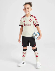 2025-26 Liverpool Away Kids Football football jersey | AZKitLocker