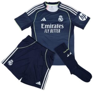 2025-26 Real Madrid Away Kids football jersey | AZKitLocker