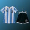Retro Argentina Kids football jersey World Cup 1986 Home | AZKitLocker