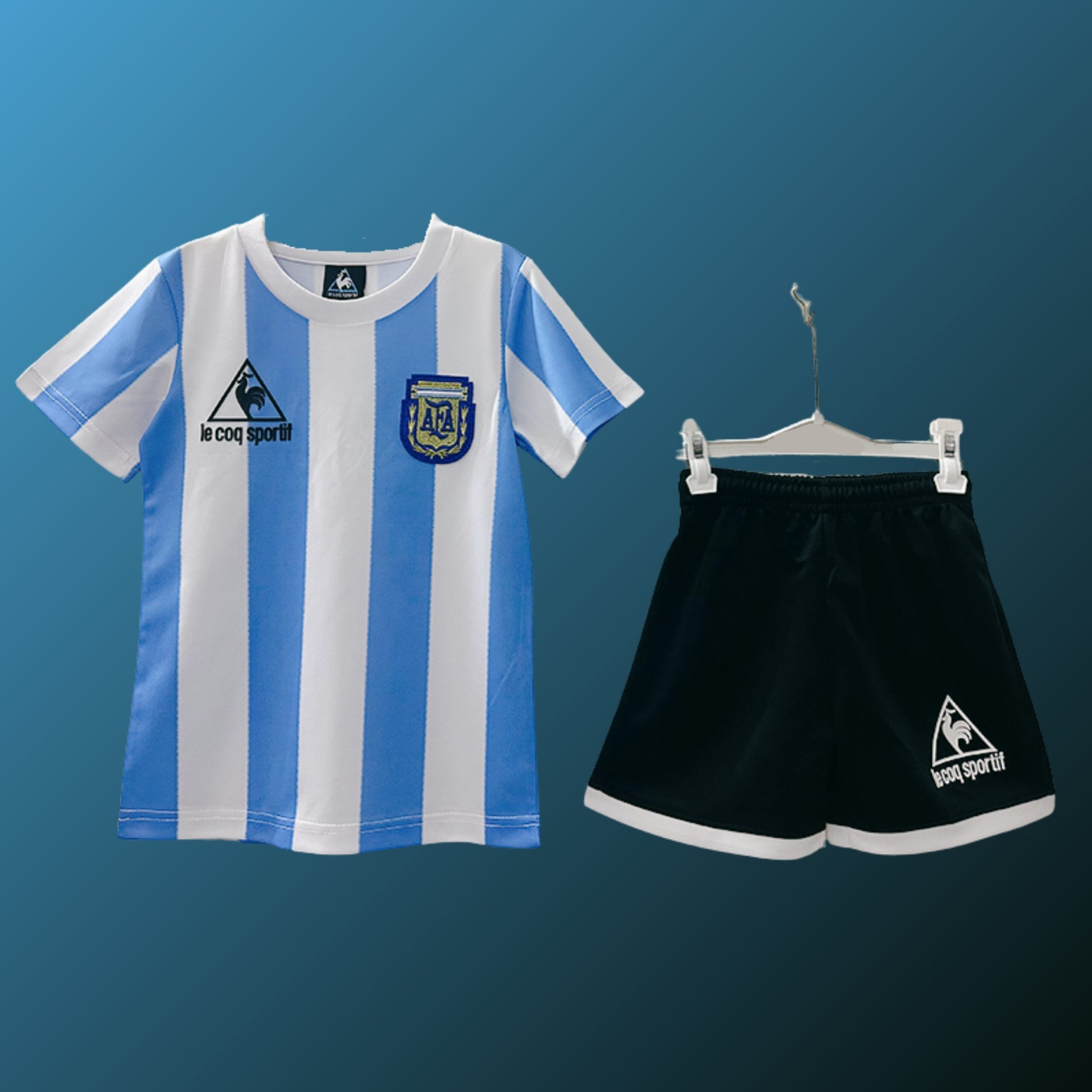 Retro Argentina Kids football jersey World Cup 1986 Home | AZKitLocker