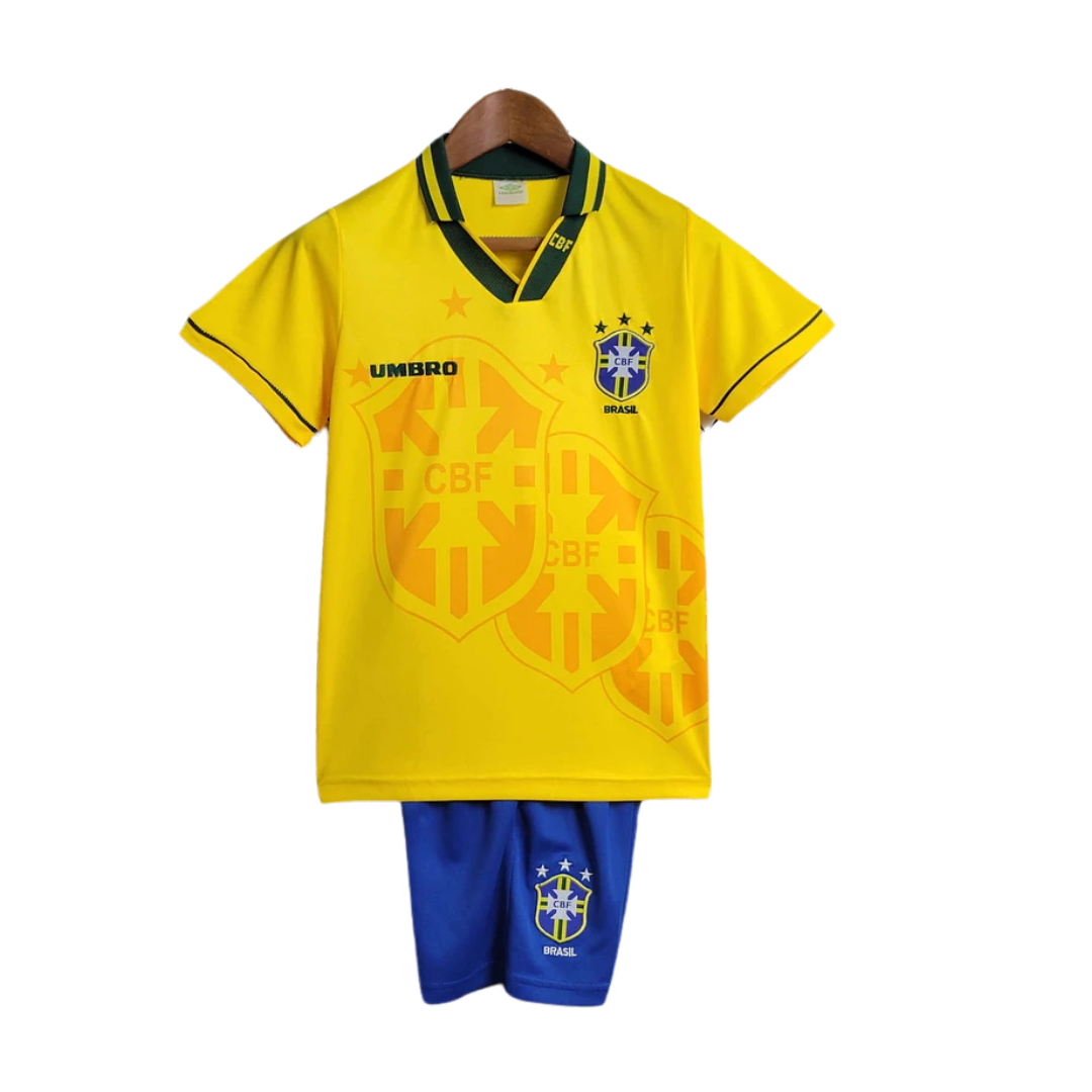 Brazil Home 1994 - Kids Football football jersey | AZKitLocker