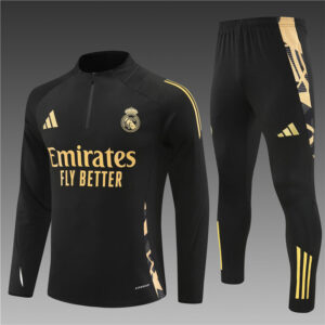 Real Madrid Tracksuit - Black (Kids) | AZKitLocker