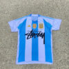 Argentina x Stussy Special Edition football jersey | AZKitLocker