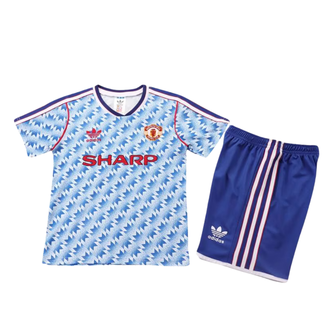 Manchester United Away 1991-92 - KIDS SET | AZKitLocker