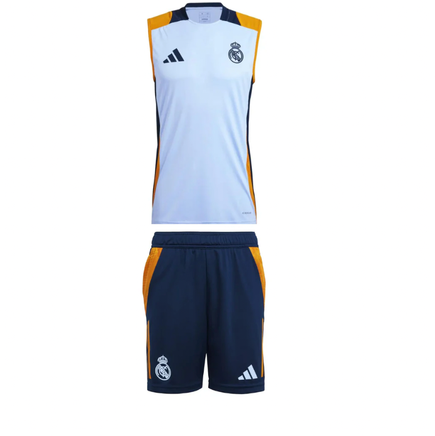 Real Madrid pre-match training Sleeveless summer set 2024/2025 | AZKitLocker