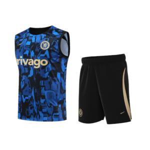 CHELSEA pre-match training Sleeveless black summer set 2024/2025 | AZKitLocker
