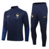 France 22-23 Blue Junior Tracksuit | AZKitLocker