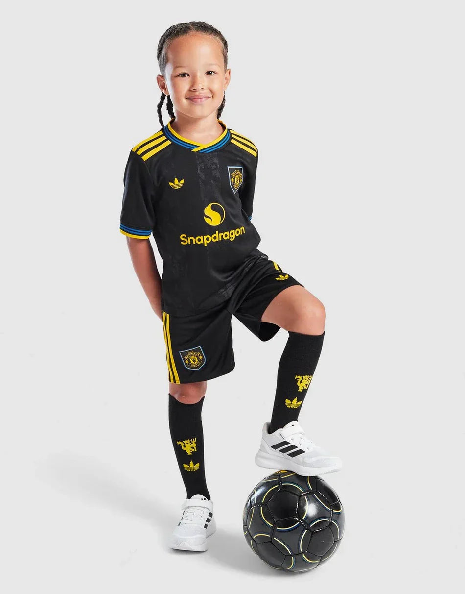 2025-26 Manchester United Third Mini football jersey Kids | AZKitLocker