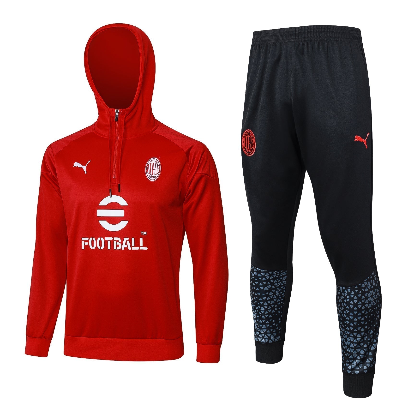 AC Milan 23-24 | Red | Tracksuit with Hat | AZKitLocker