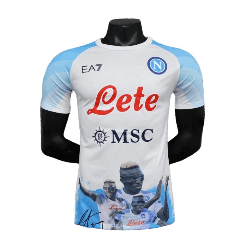 23-24 Napoli Face Game Victor Osimhen Champion football jersey - Player Version | AZKitLocker
